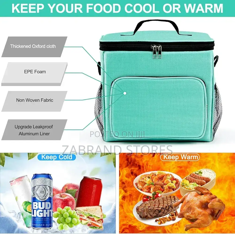 Portable Insulated Food Delivery Bag