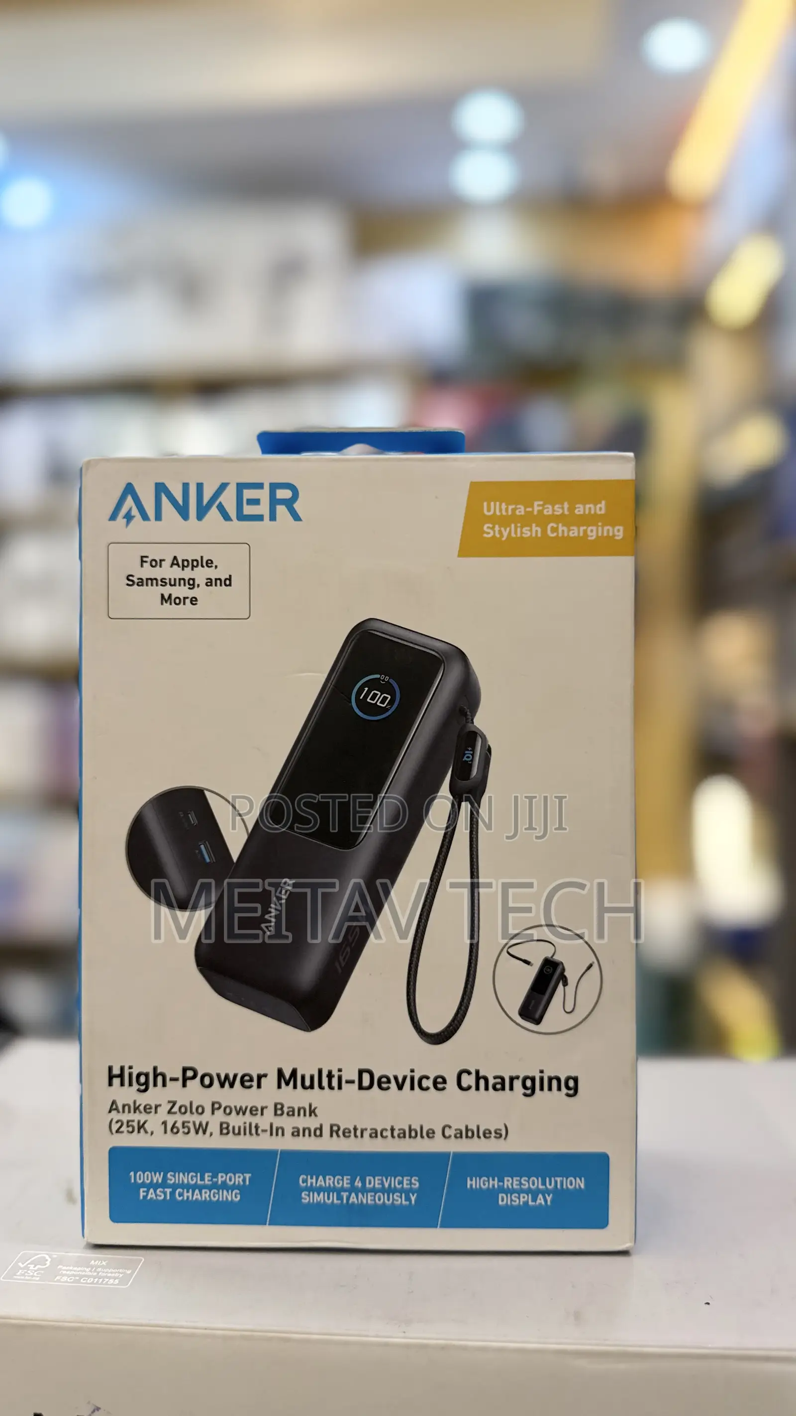 Anker 165w Zolo Laptop Power Bank, 25,000mah, 165w
