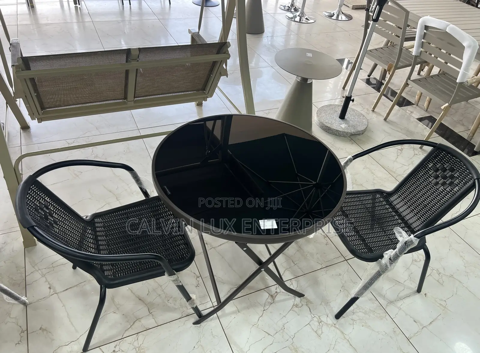 Outdoor Garden Table and Chair Set of 3