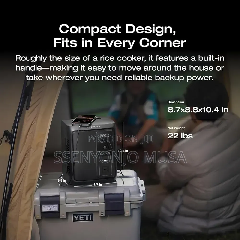 Ecoflow Delta 3 1000 Air Portable Power Station 960wh (10ms Ups)