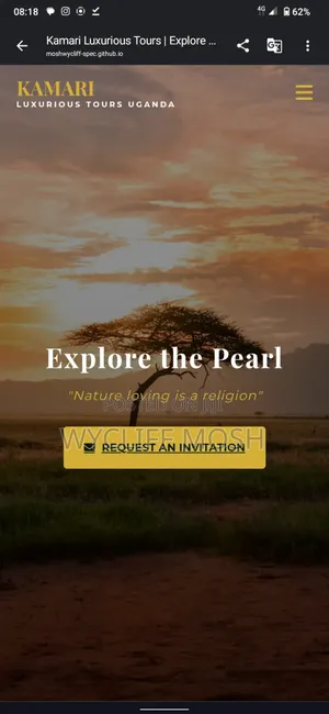 Tourism Site /Landing Page