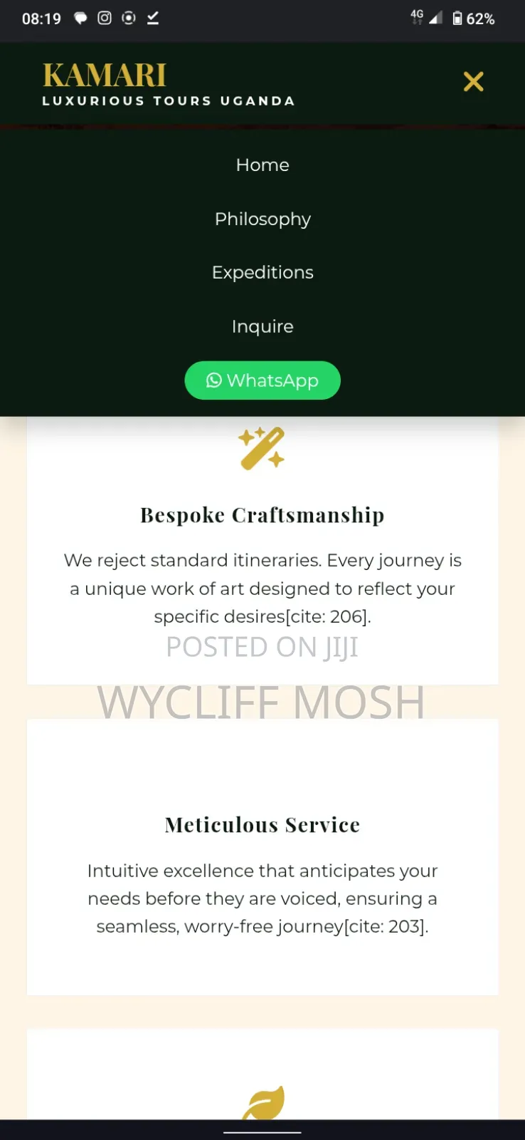 Tourism Site /Landing Page