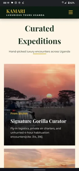 Tourism Site /Landing Page
