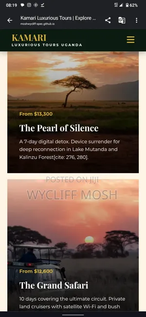 Tourism Site /Landing Page