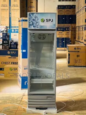 SPJ 300l Beverage Cooler Chiller Showcase Freezer- White (3yrs Wrnty)