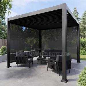 Compound Gazebo With Glass