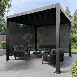 Compound Gazebo With Glass