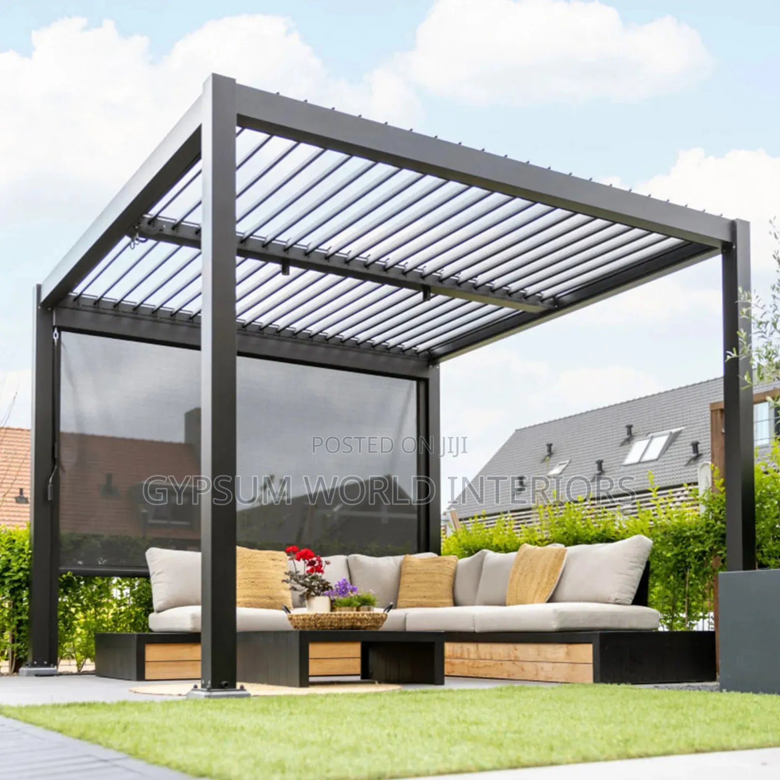 Compound Gazebo With Glass