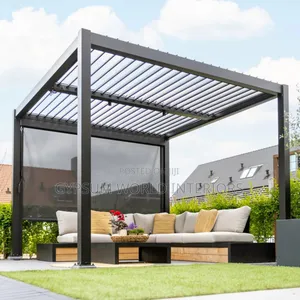 Compound Gazebo With Glass