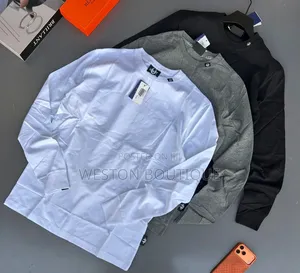 Pure Cotton Vip Men's Long Sleeve T Shirts Size M to XXL