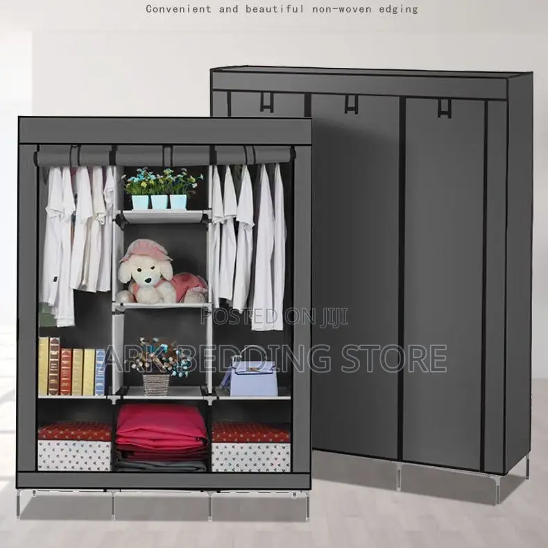 Gray Hanging Closet