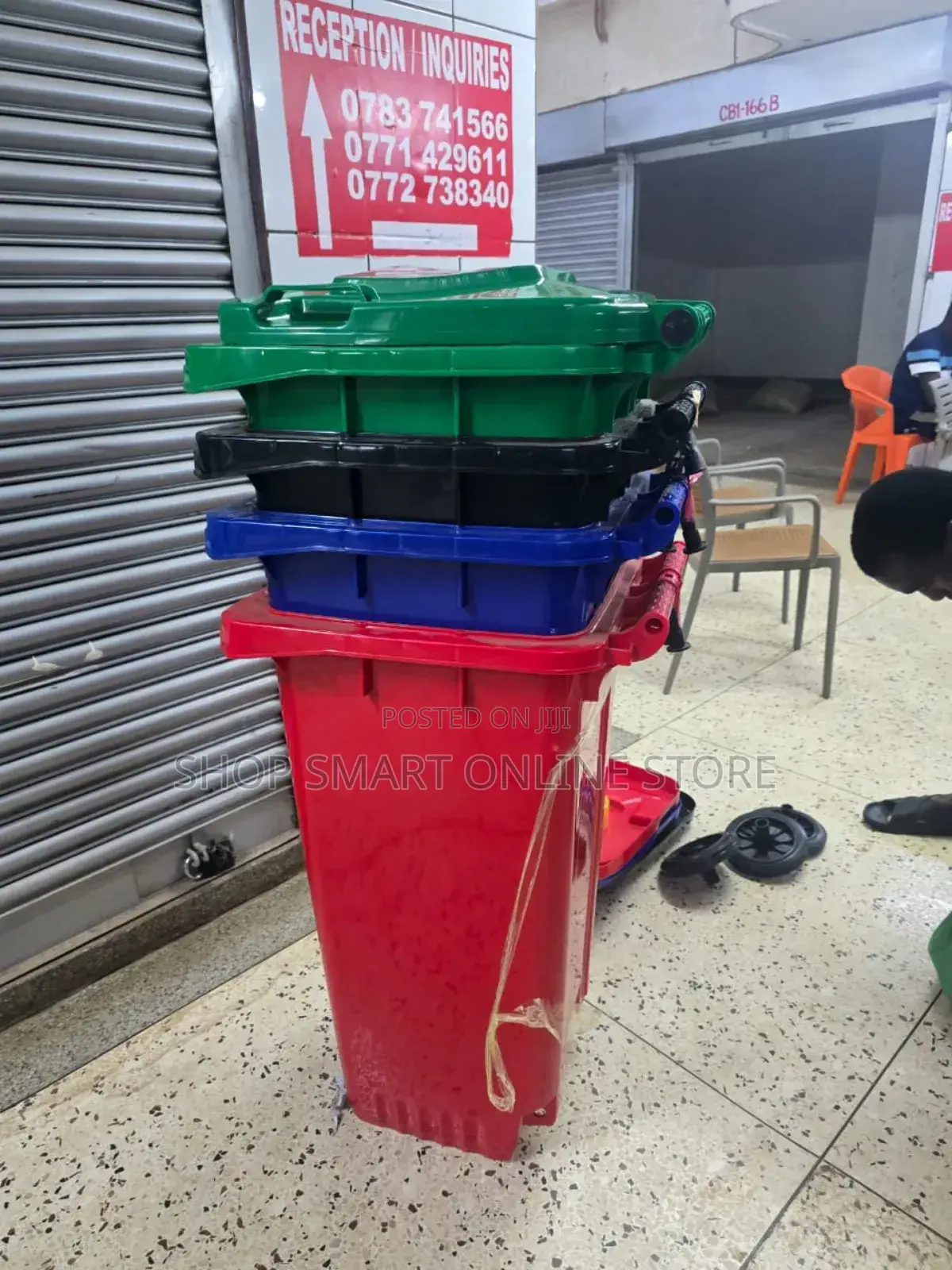 Plastic Dust Bins 120ltts