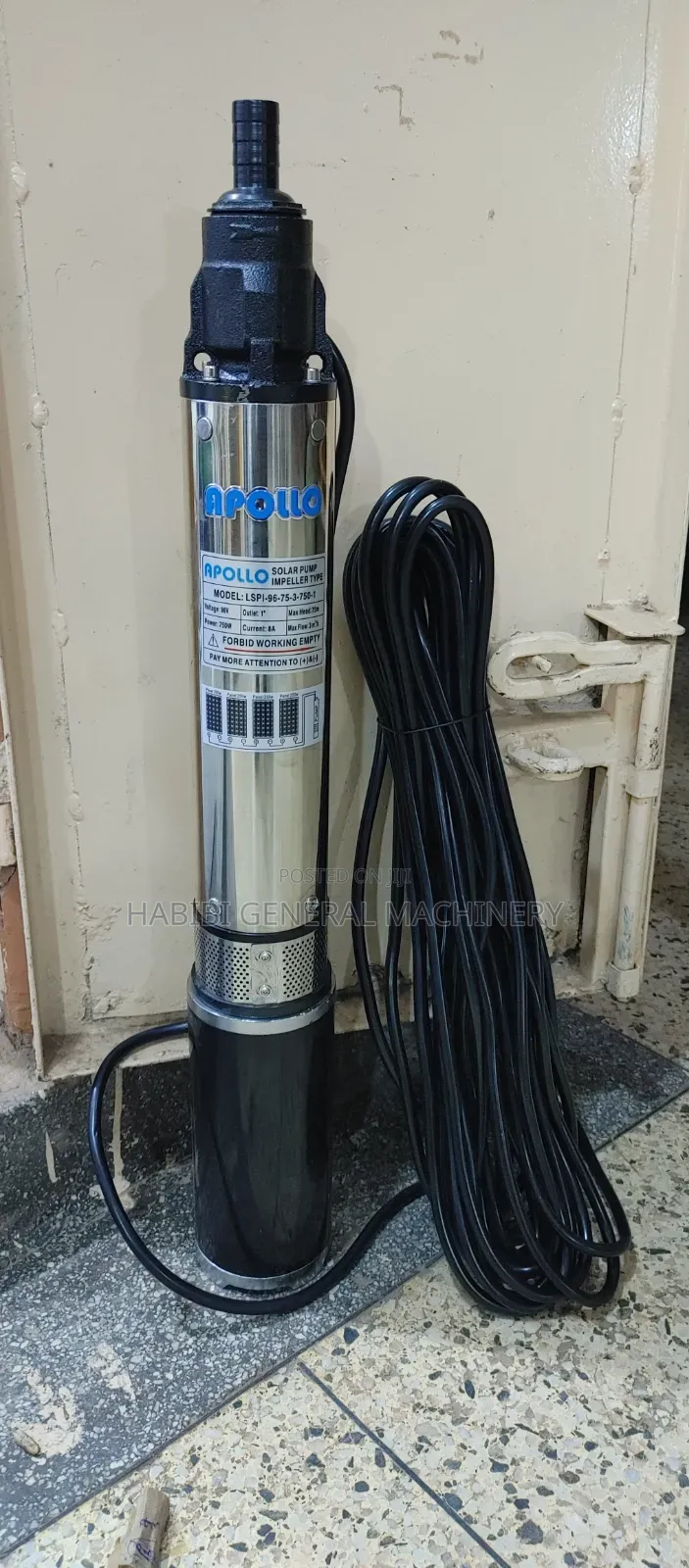 High Quality Submersible 75 Metres Apollo Solar/Dc Water Pump
