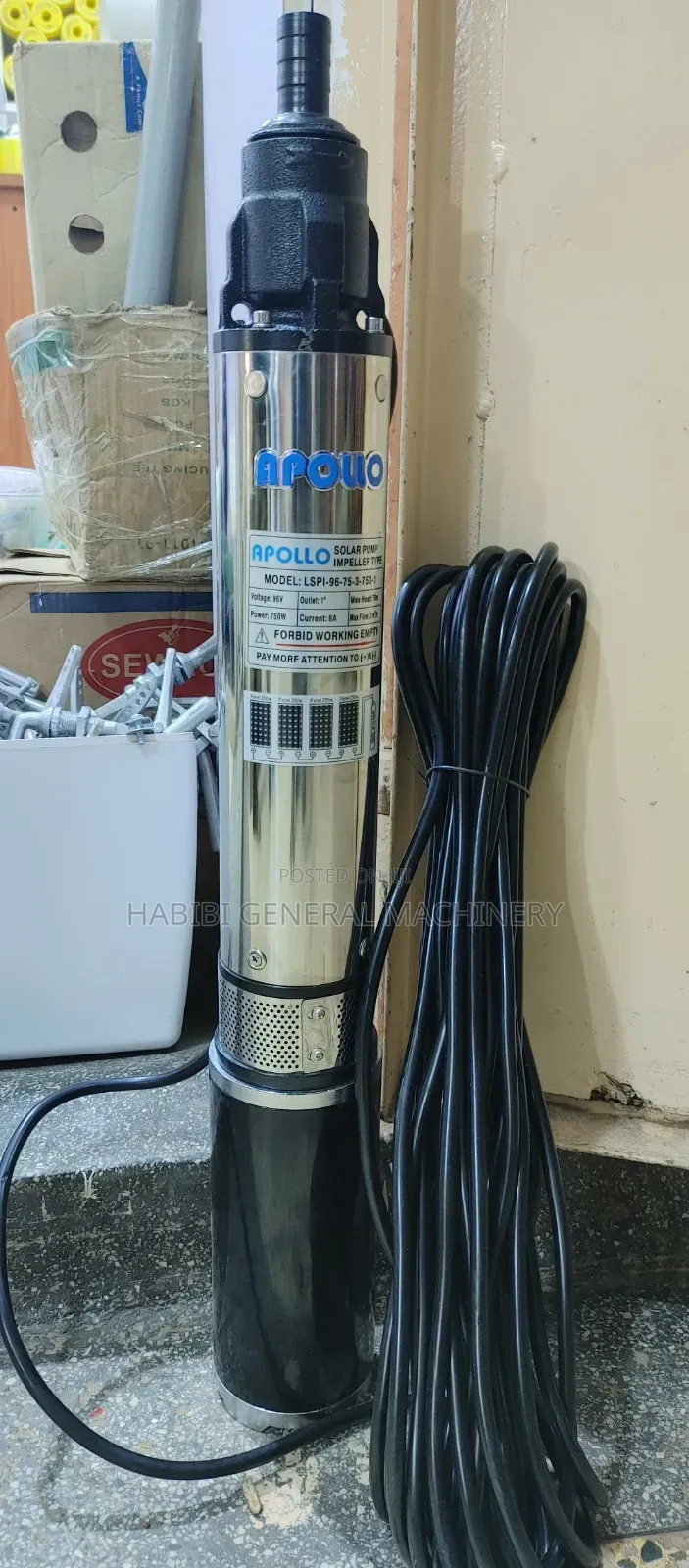High Quality Submersible 75 Metres Apollo Solar/Dc Water Pump