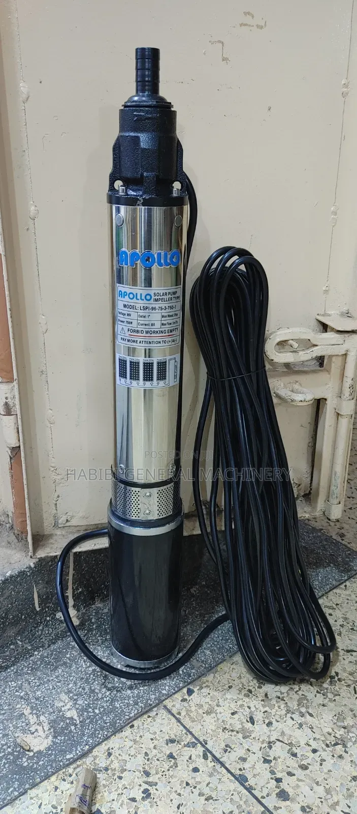 High Quality Submersible 75 Metres Apollo Solar/Dc Water Pump