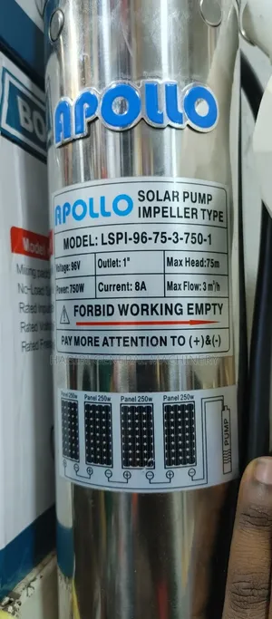 High Quality Submersible 75 Metres Apollo Solar/Dc Water Pump