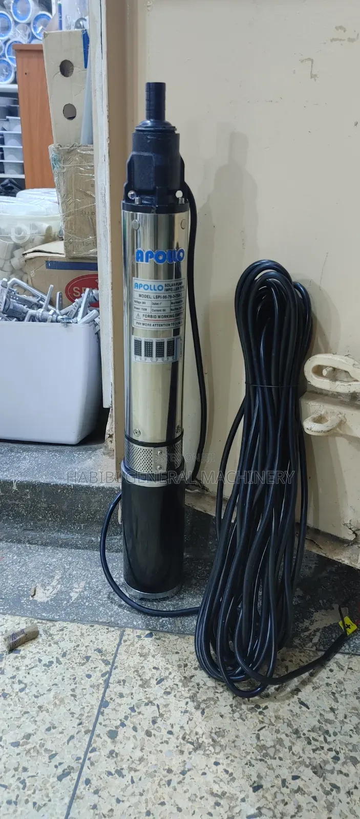 Made in Italy Apollo Submersible/Deep Well Solar/Dc 75m Water Pumps
