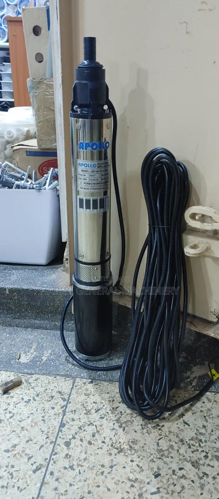 Made in Italy Apollo Submersible/Deep Well Solar/Dc 75m Water Pumps