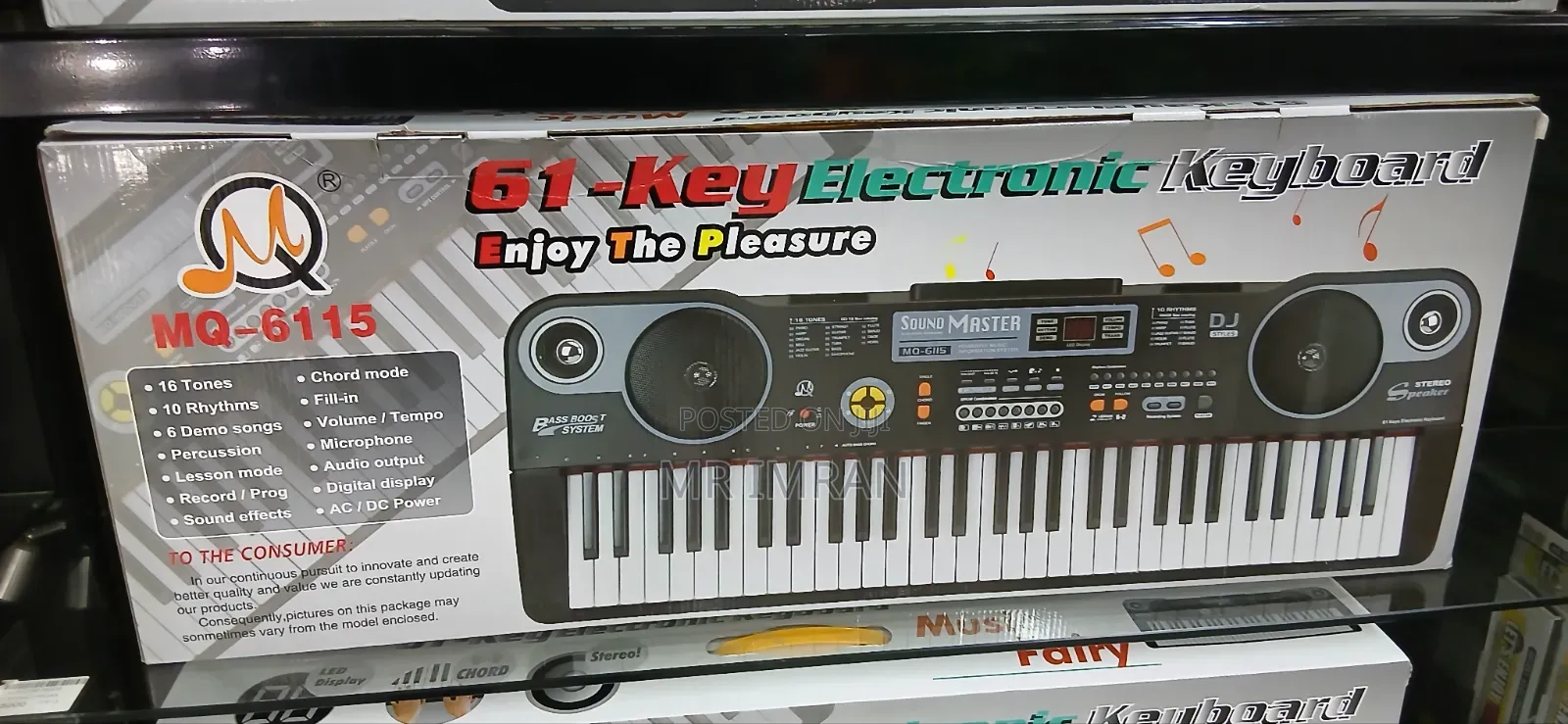 Sound Master Kids 61-Key Electronic Keyboard
