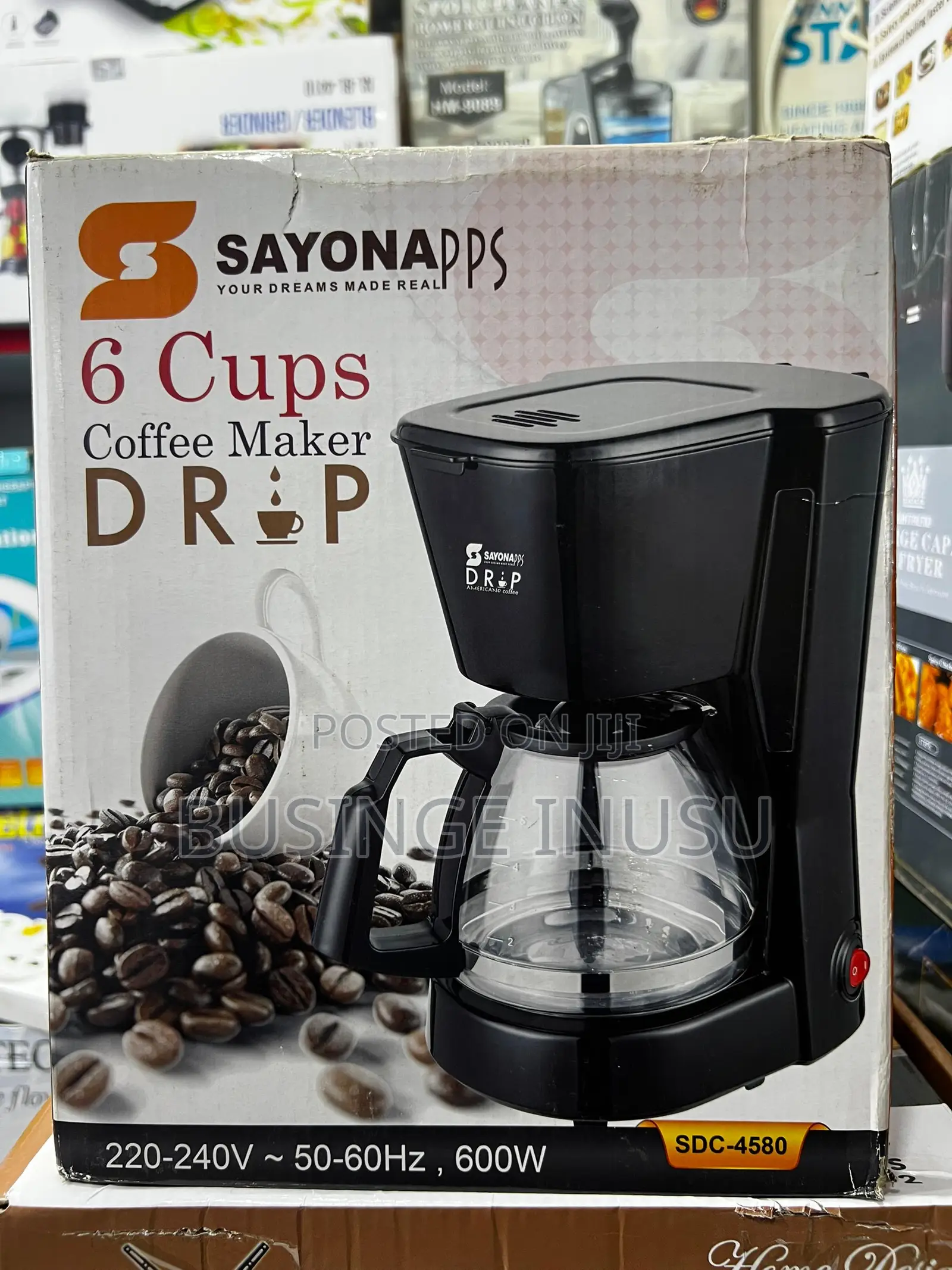Brand New 06 Cups Sayona Coffee Maker Available