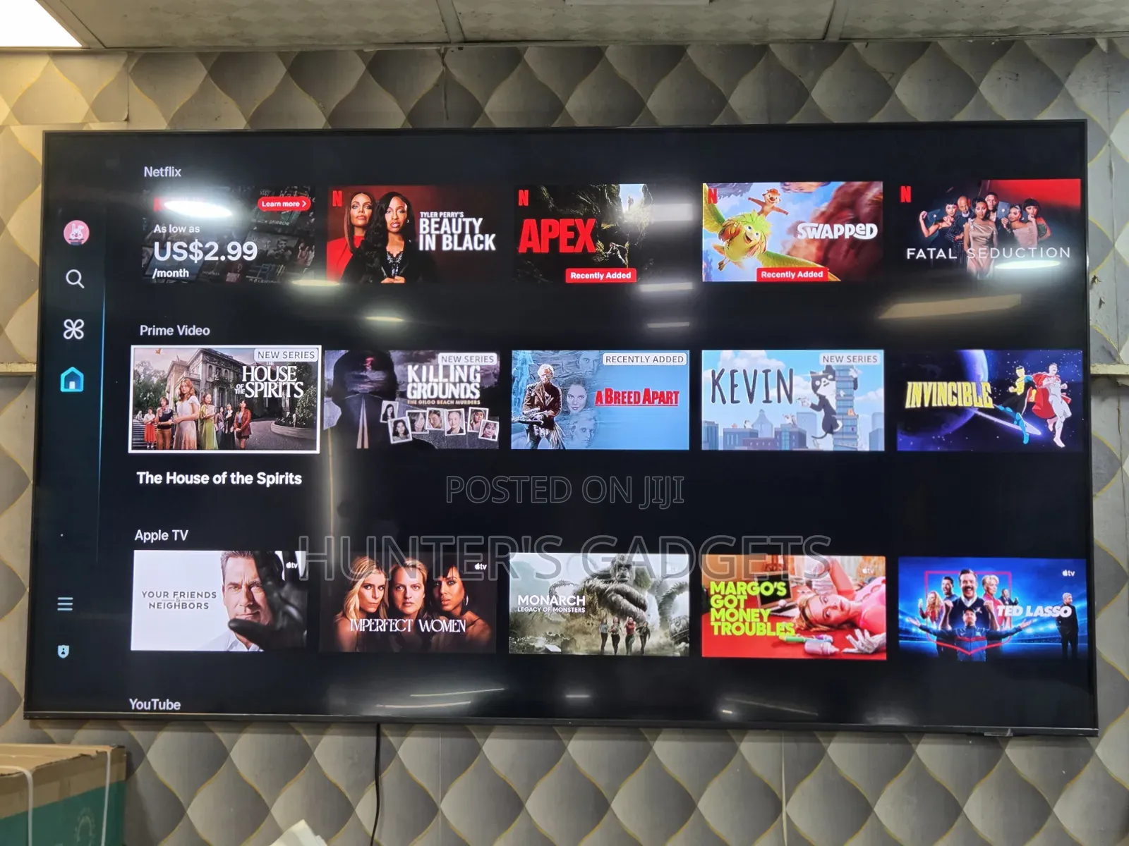 Samsung 75inch Smart Bu8000 Series Slightly Used as Good as New