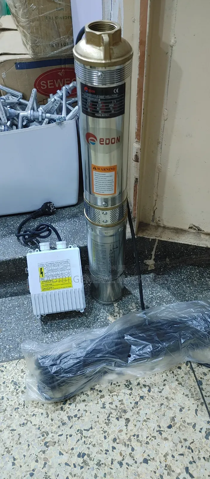 Submersible Deep Well Electric Edon Pumps 50 Metres