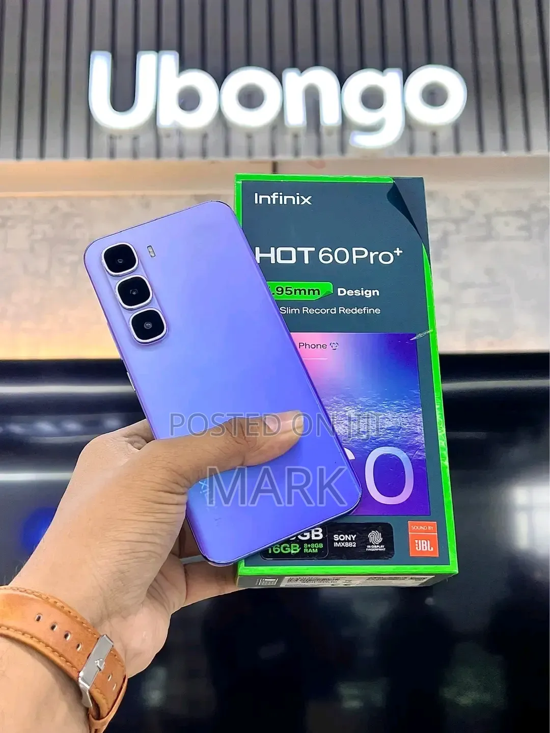 New Infinix Hot 60 Pro+ 128 GB Purple