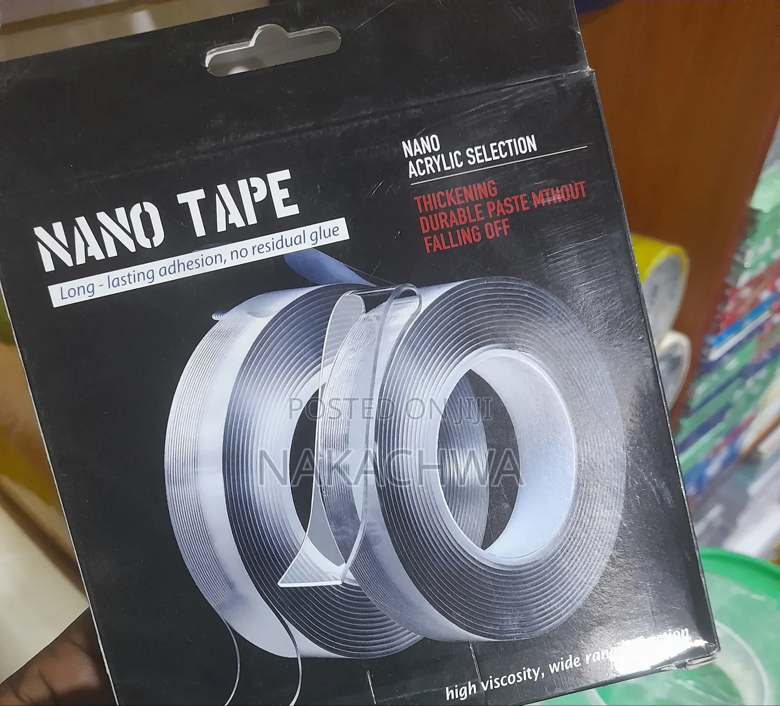 3 Pieces of Double Sided Transparent Nano Tape