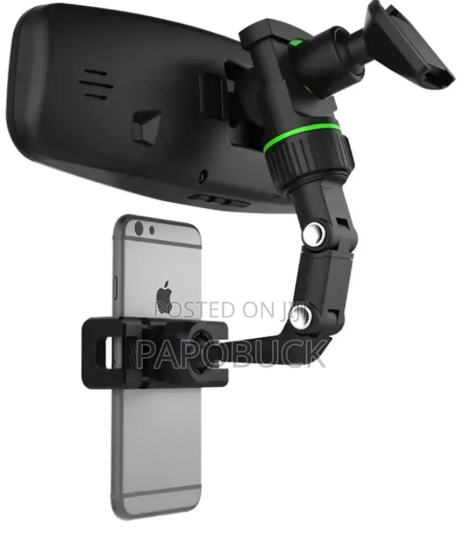 Universal Clip Cellphone Holder Designed for Car Rearview Mirrors