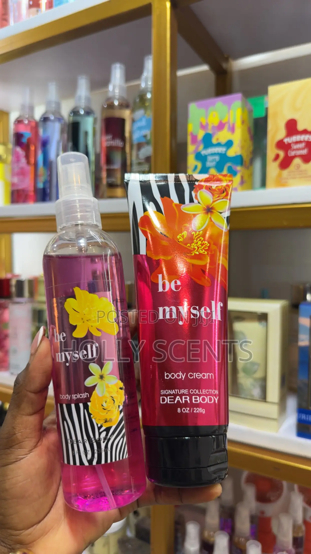 Body Lotion and Body Splash