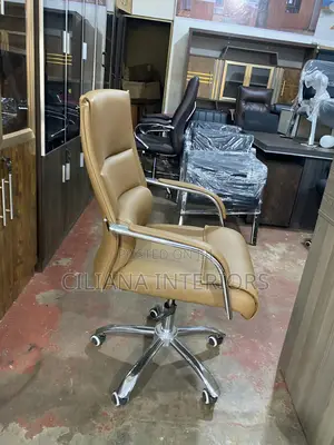 Brown Leather Cushion Seater