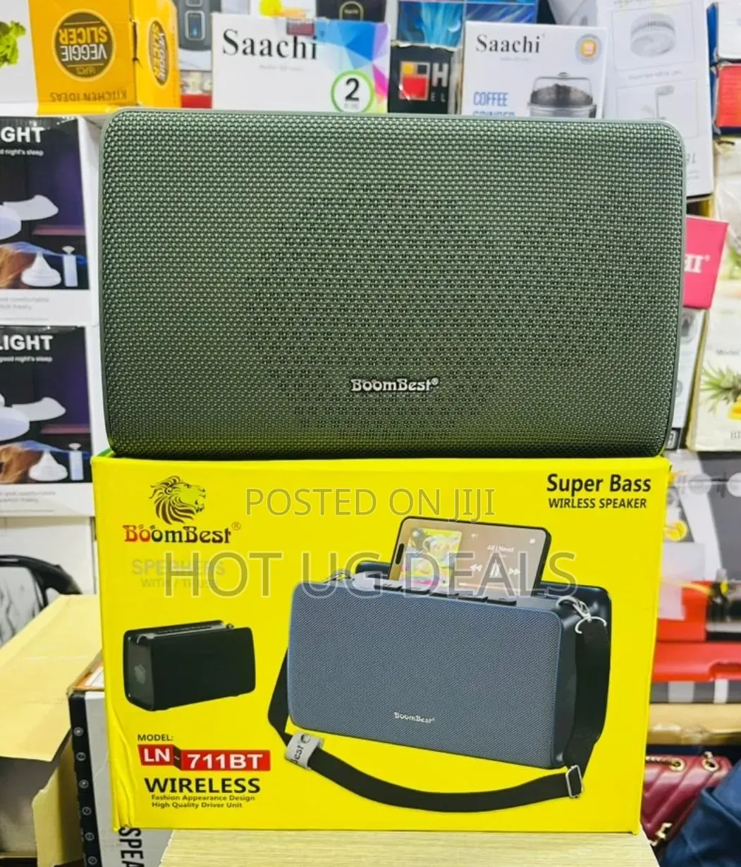 Boombest Ln-711bt Portable Wireless Speaker With Usb Tf Card Inputs