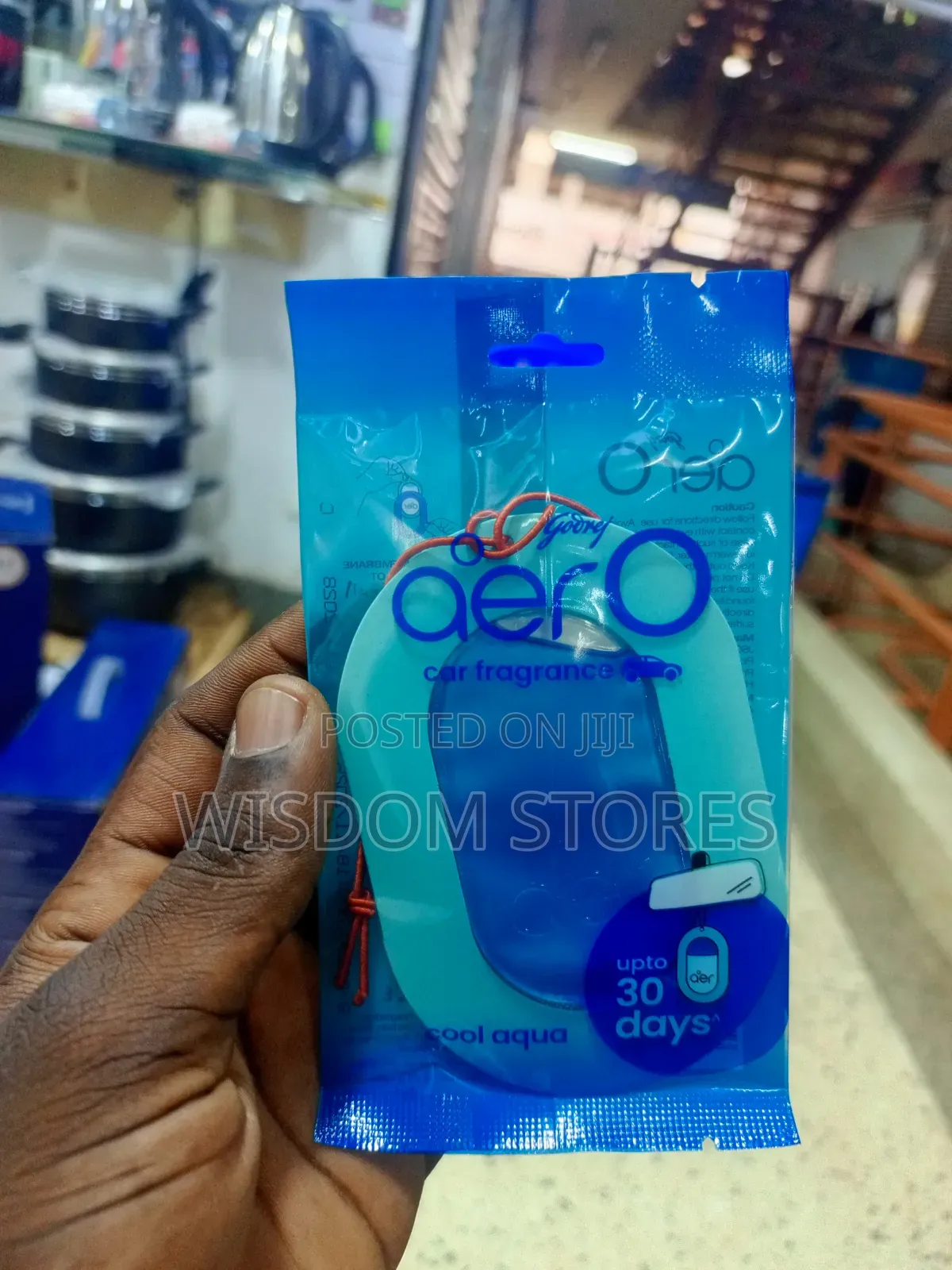 Godrej Aer Cool Aqua Car Freshener Diffuser O Hanging Car Airfreshener