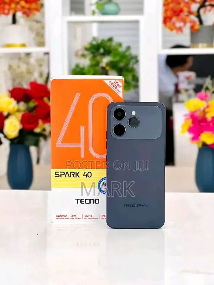New Tecno Spark 40 256 GB Black