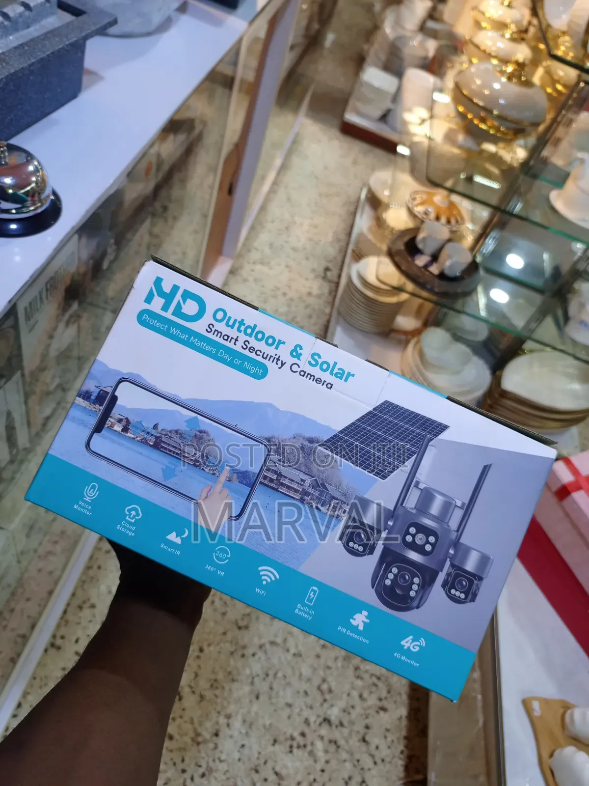 Milk Frotike Hd Outdoor Solar Smart Security Camera.