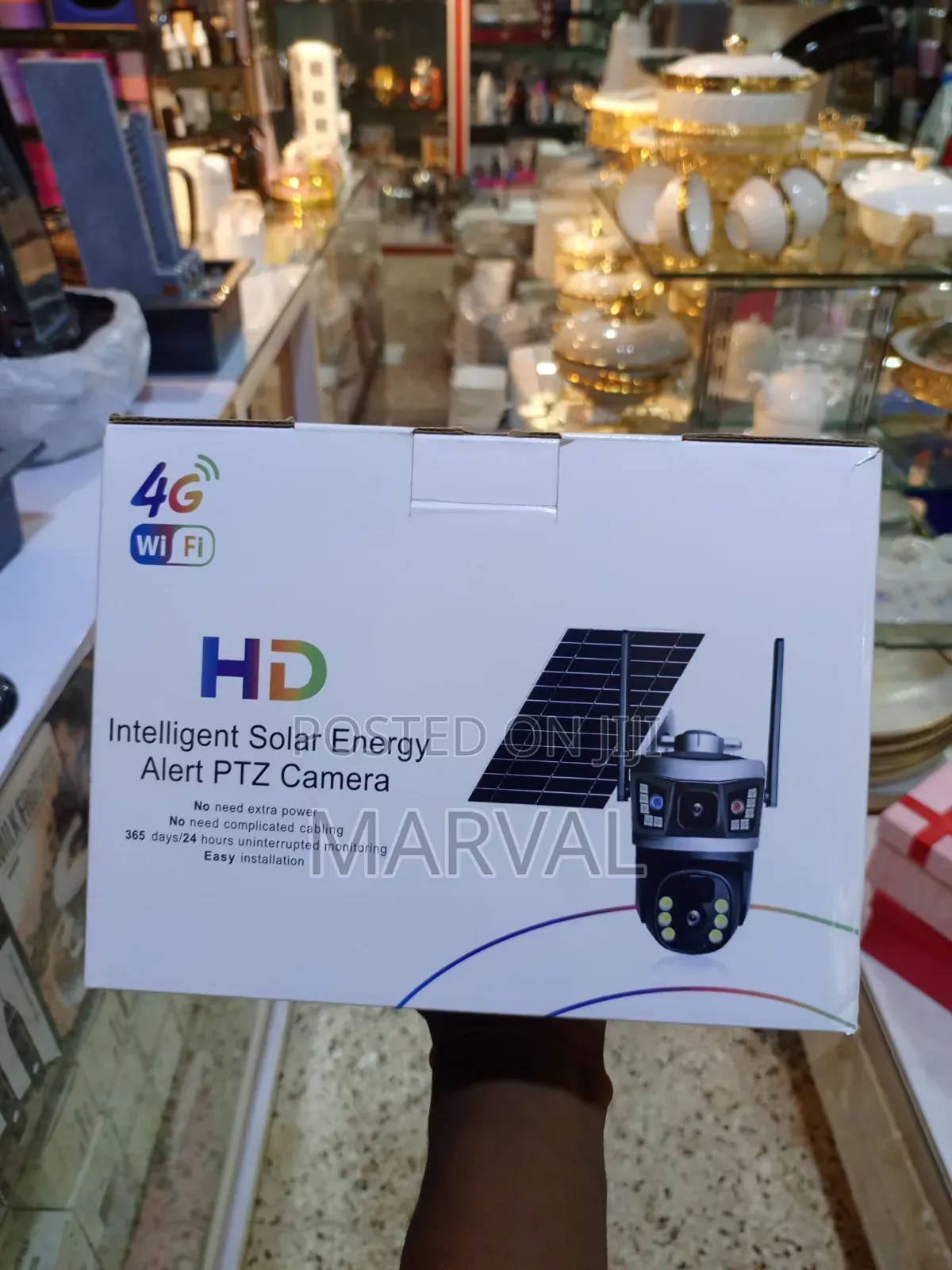 4g Wi-Fi Hd Intelligent Solar Alert PTZ Camera