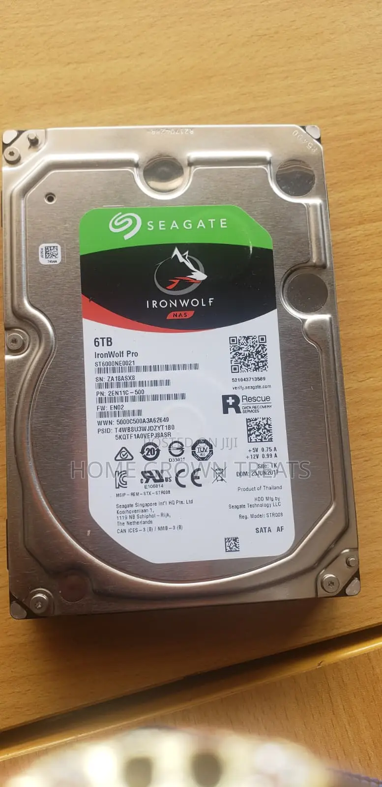 6tb Seagate Iron Wolf HDD Hard Drive