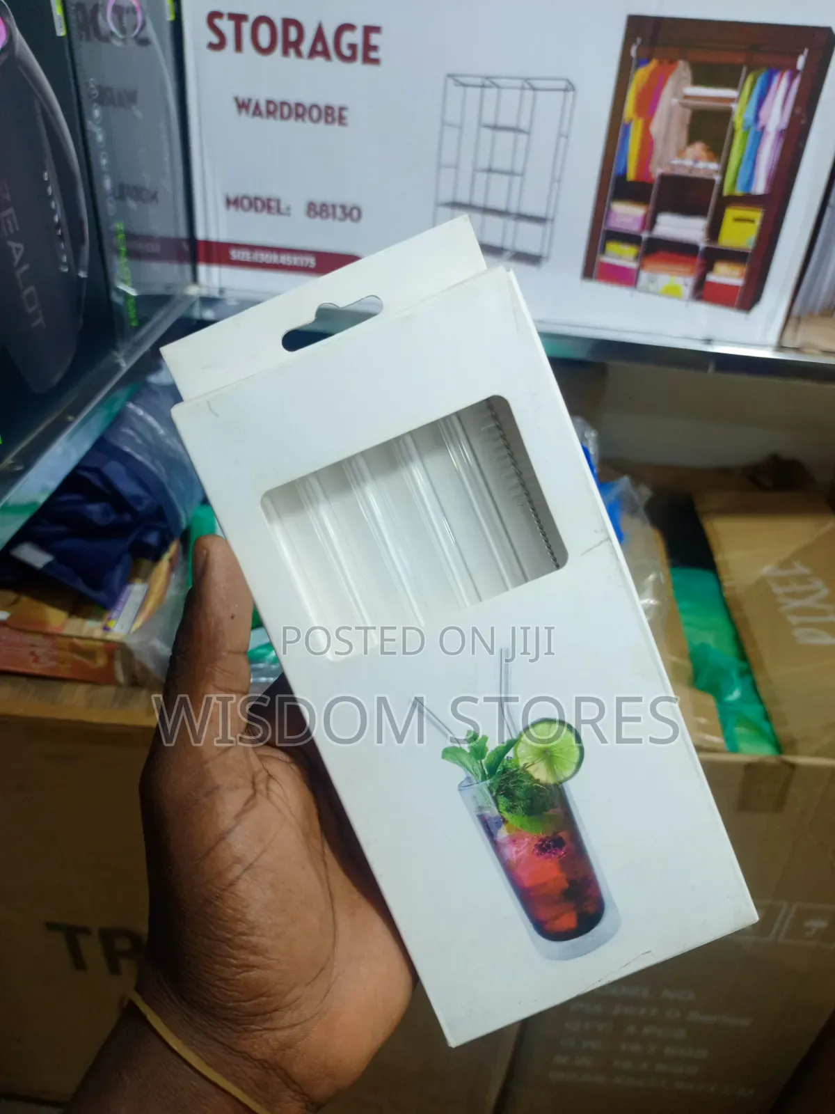 Reusable Glass Drinking Straws.