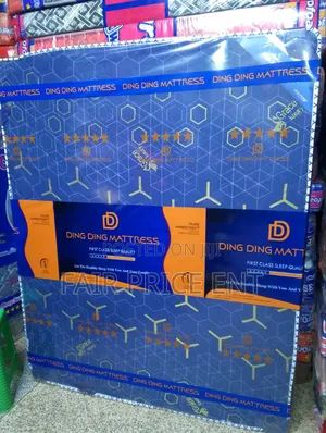 Orthopedic Re Bonded Mattress.6*6* 8inches ( Blue)