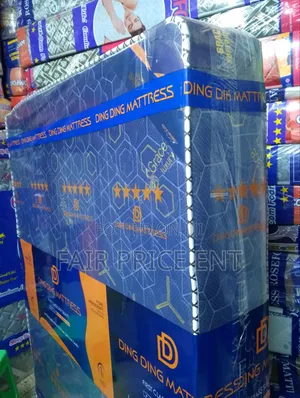 Orthopedic Re Bonded Mattress.6*6* 8inches ( Blue)
