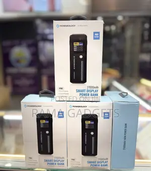27000mah Smart Display Power Bank Featuring 140w Pd Fast Charging.