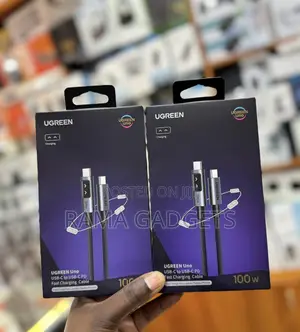 Ugreen Uno Usb-C to Usb-C 100w Pd Fast Charging Cables.
