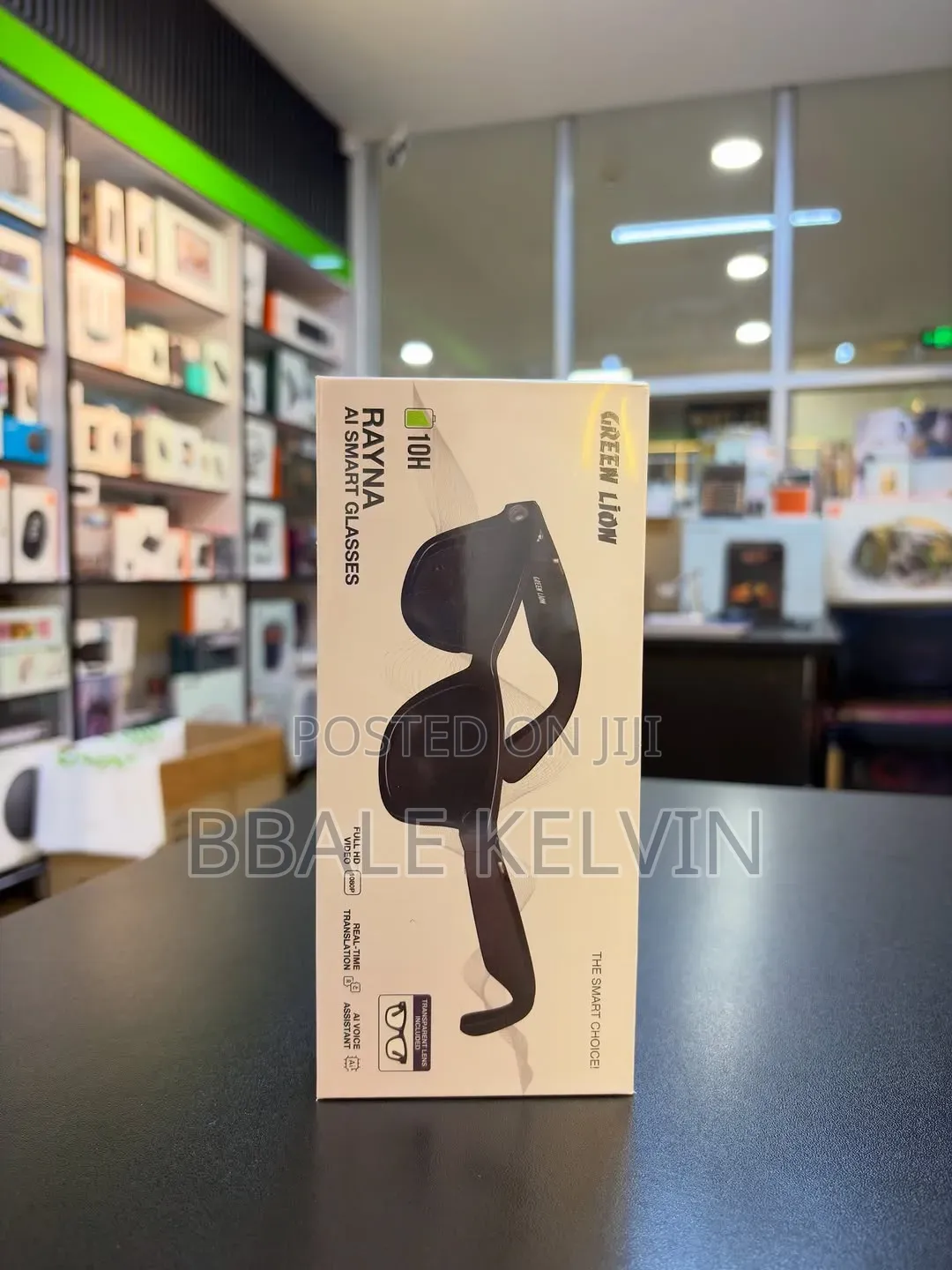 Green Lion Rayna Ai Camera Smart Glasses, Up To 10 Hours Playback Time