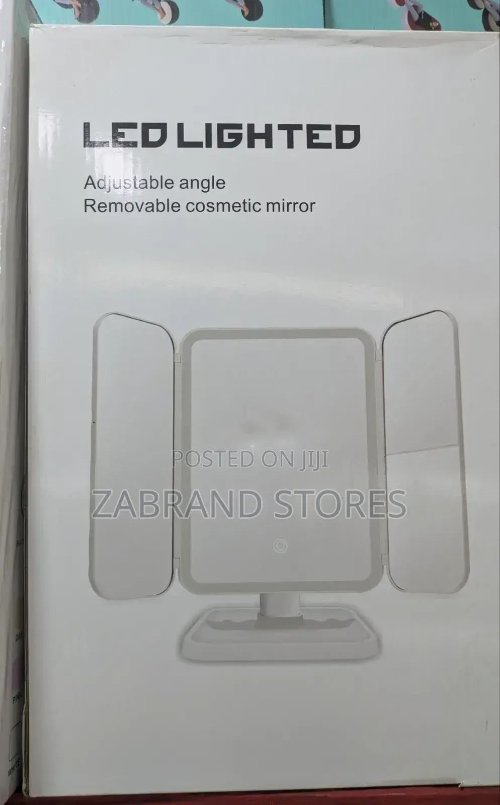Led Light Adjustable Angel Removable Cosmetic Mirror