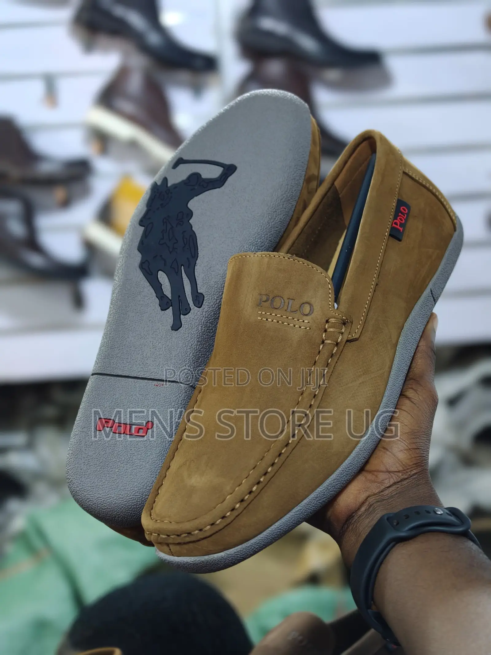 Polo Classic Men’S Leather Genuine Moccasin Shoes