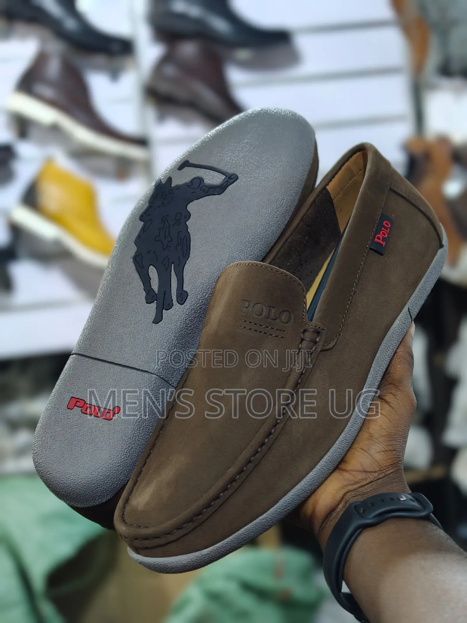Polo Classic Men’S Leather Genuine Moccasin Shoes