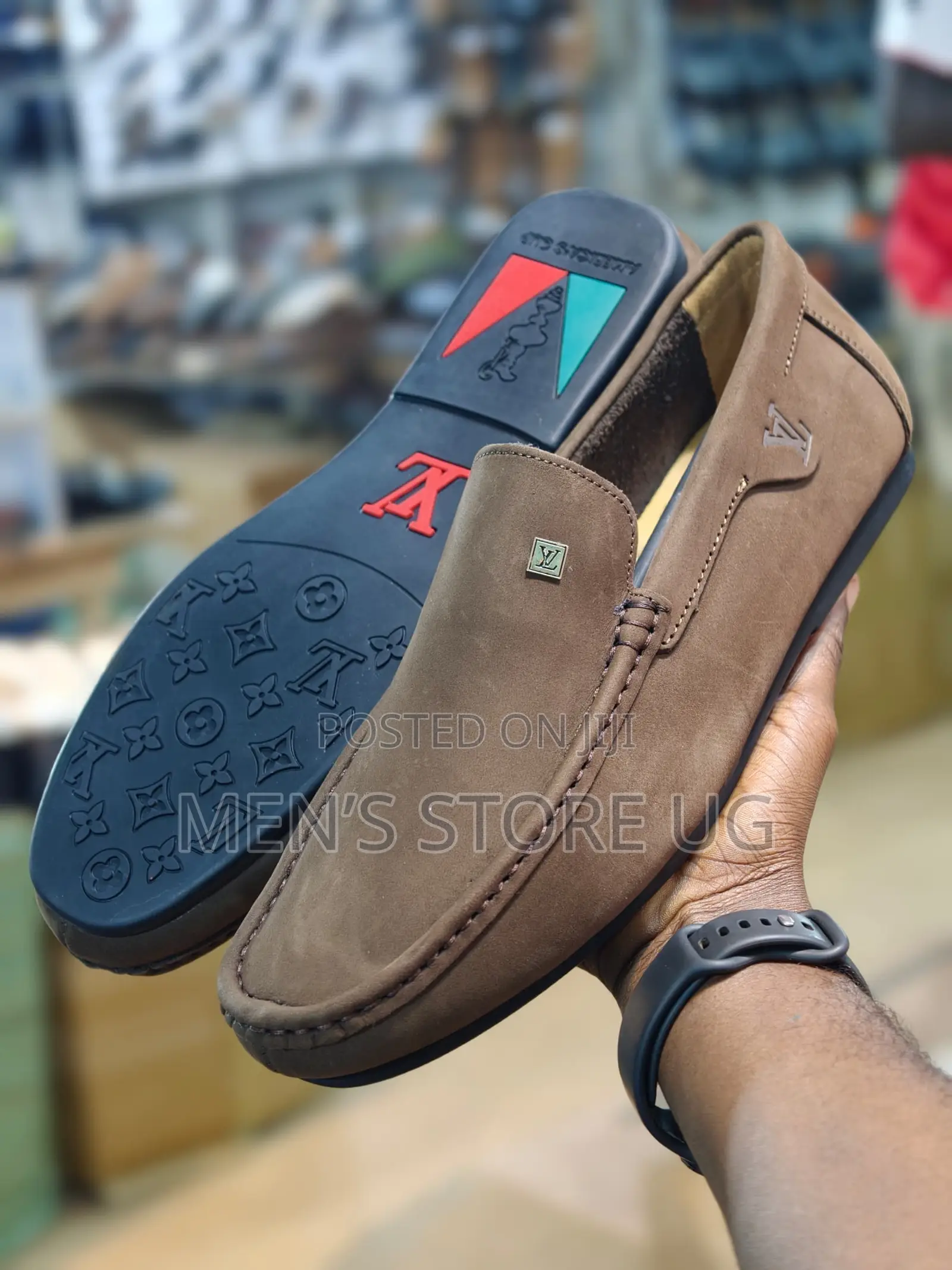 Louis Vuitton Classic Casual Men’S Leather Genuine Moccasin Shoes