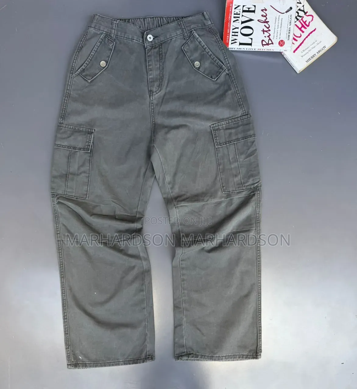 Pocket Wide Leg Pants Men