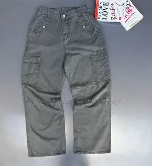 Pocket Wide Leg Pants Men