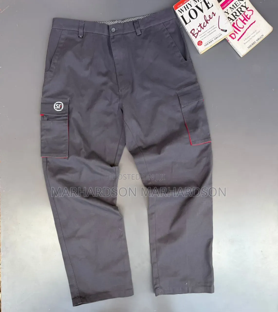 Pocket Wide Leg Pants Men